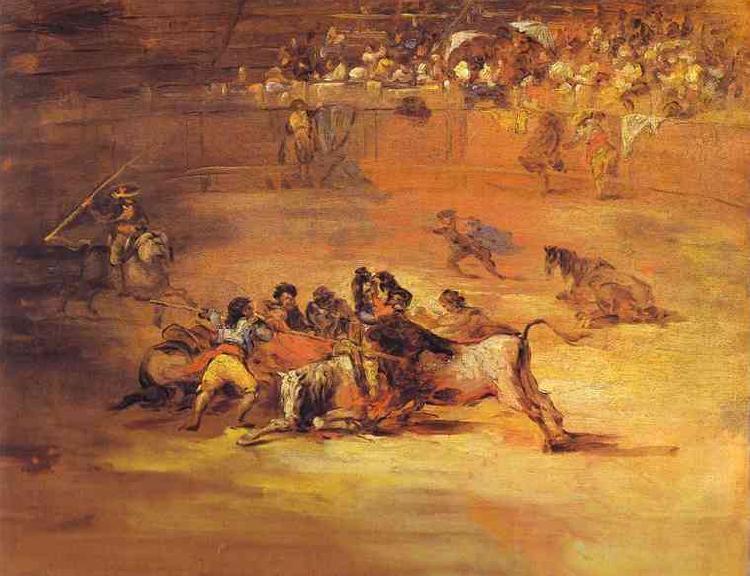 Francisco Jose de Goya Scene of Bullfight